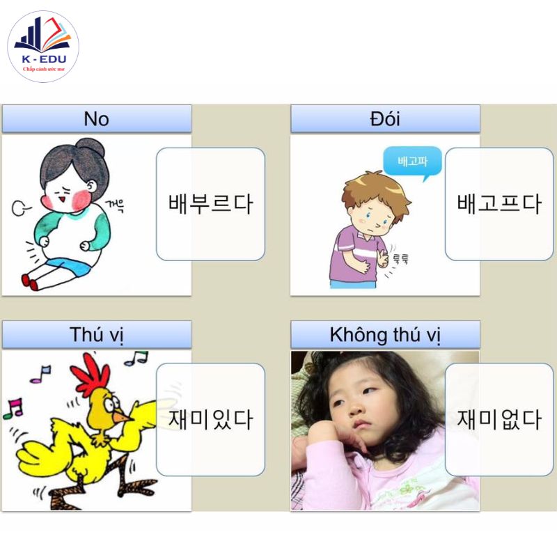 từ đồng nghĩa thông dụng trong tiếng Hàn