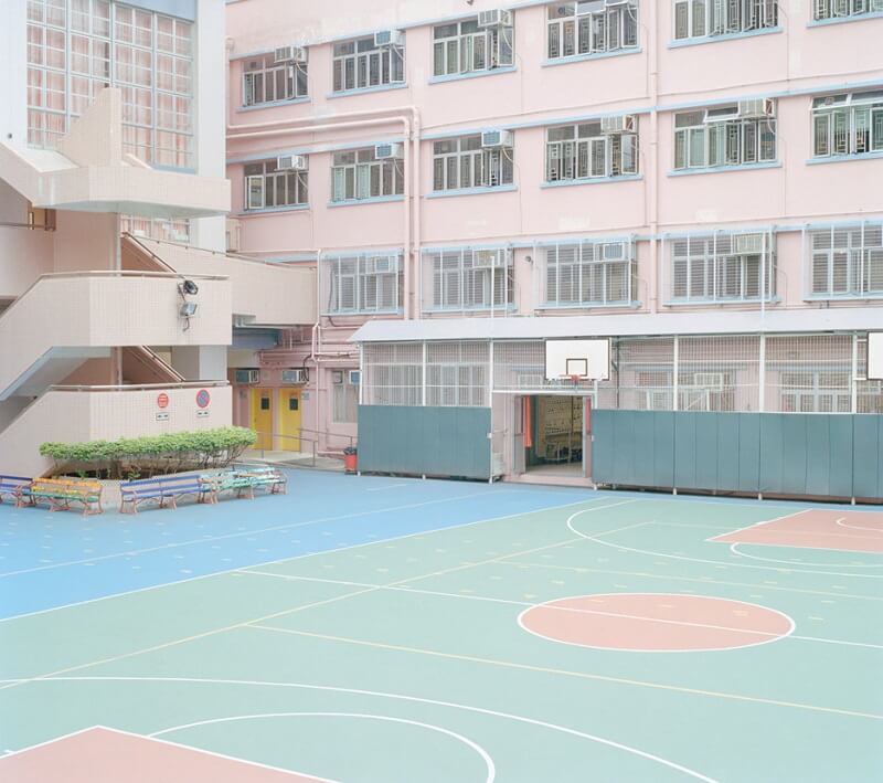 sân trường học 