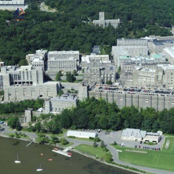 Toàn cảnh trên cao của Korea Military Academy