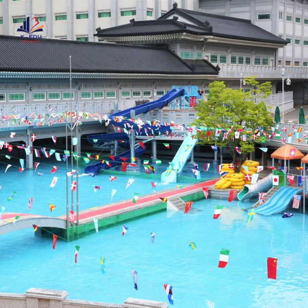 Trường Jungwon University có hồ bơi hiện đại