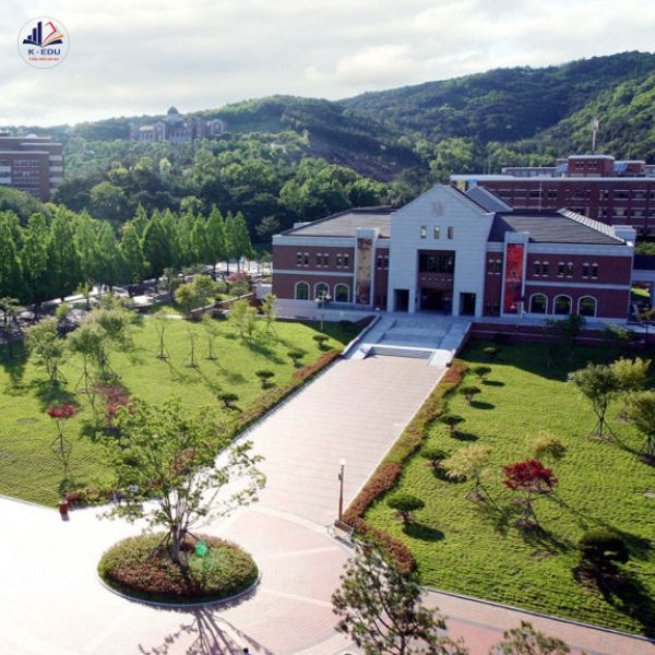 Trường Keimyung College được xây dựng hiện đại