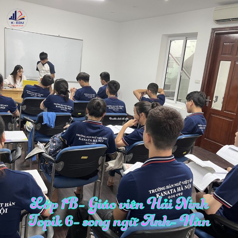 Du học viên học tiếng hàn