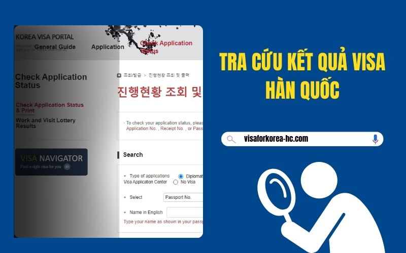 Hướng dẫn tra cứu visa Hàn Quốc đơn giản, nhanh chóng