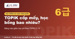 Học bổng theo TOPIK du học Hàn Quốc