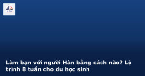 Du học sinh Việt Nam ăn trưa và trò chuyện, làm bạn với người Hàn ở căng tin