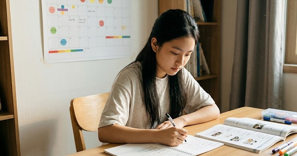Nữ sinh tự học tiếng Hàn theo lộ trình từ con số 0 đến TOPIK 3
